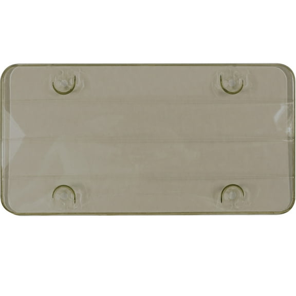 Auto Drive Smoke Unbreakable Domed License Plate Shield