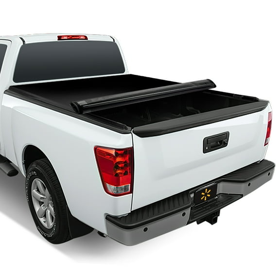 Auto Drive Soft Roll up Truck Bed Tonneau Cover Fits 04-15 Nissan Titan 5ft 7in. Bed