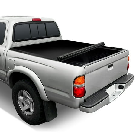 Auto Drive Soft Roll up Truck Bed Tonneau Cover Fits 05-15 Toyota Tacoma 6ft Bed