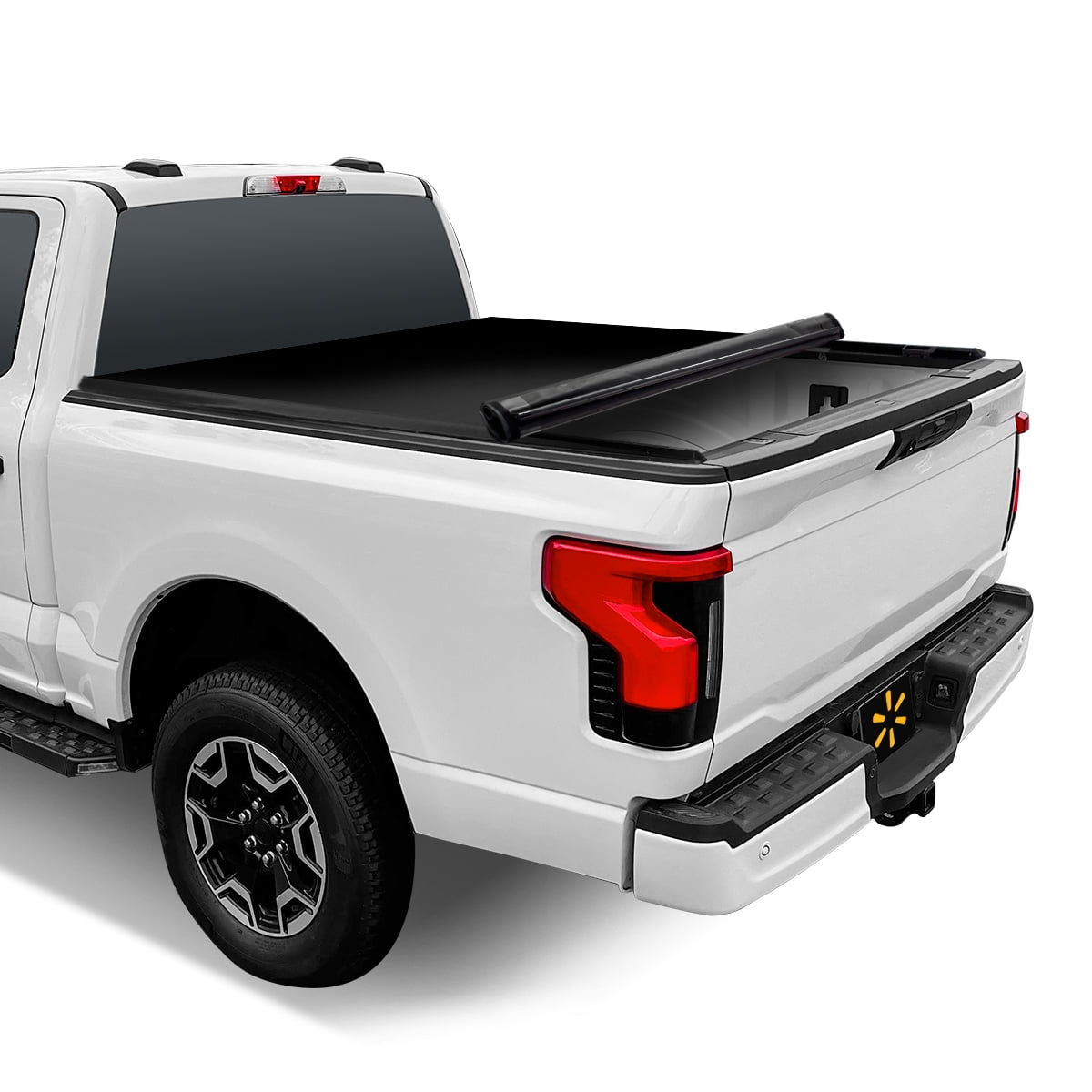 Auto Drive Soft Roll up Truck Bed Tonneau Cover Fits 15-23 Ford F-150 8Ft Bed