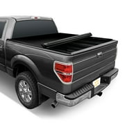 Auto Drive Soft Roll up Truck Bed Tonneau Cover Fits 2004-2014 F150 & 2006-2014 Mark LT 5.5FT Bed (67")