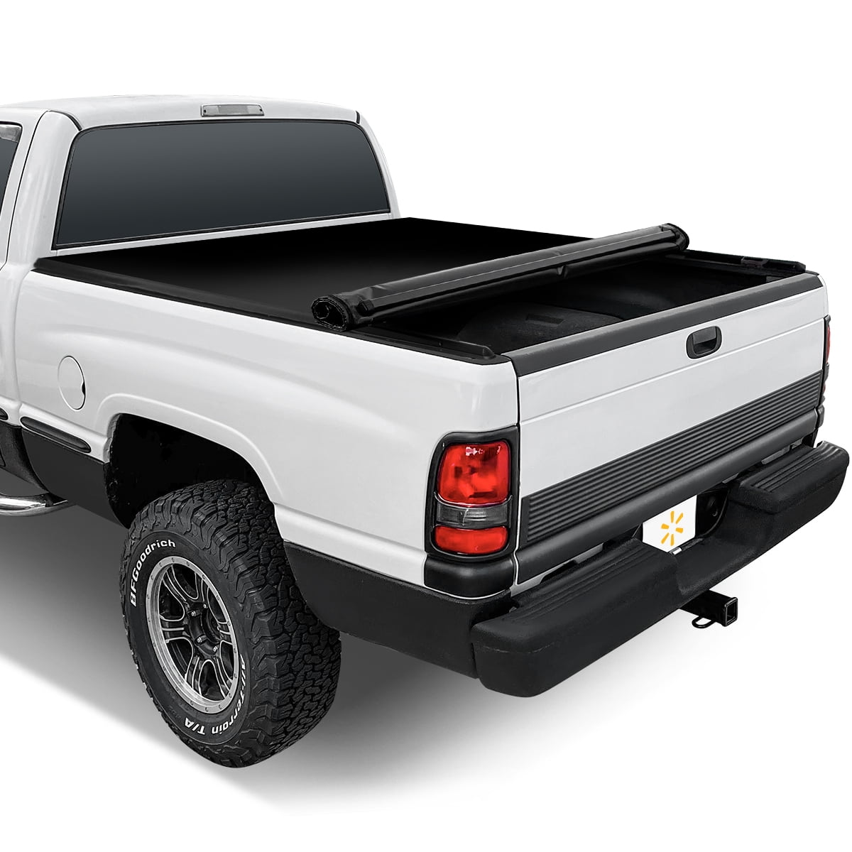 Auto WMT-RU-17001 Truck Tonneau Cover, Vinyl Black, Heavy-Duty, Soft Roll, 1 Piece