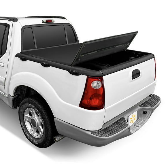 Auto Drive Soft Tri Fold Truck Bed Tonneau Cover Fits 01-05 Ford Explorer Sport Trac 4'2" Bed