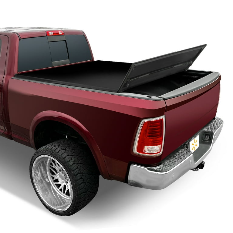 Auto Drive Soft Tri Fold Truck Bed Tonneau Cover Fits 09 18 Dodge