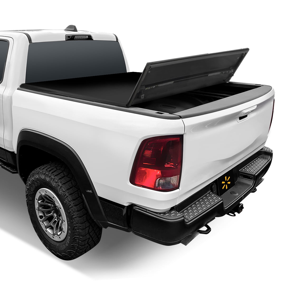 Auto Drive Soft Tri Fold Truck Bed Tonneau Cover Fits 94-10 Dodge Ram 1500 2500 3500 / 11-18 Ram 1500 2500 3500 8Ft Bed