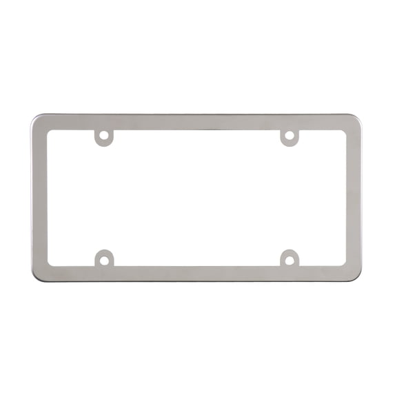 Auto Drive Stainless Steel Automotive License Plate Frame, 92017W