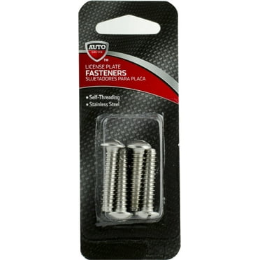 Auto Drive Stainless Steel Self Threading License Plate Fasteners, 93366W