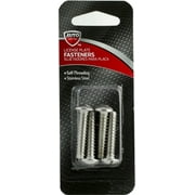 Auto Drive Stainless Steel Self Threading License Plate Fasteners, 93366W