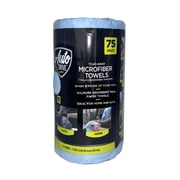 Auto Drive Tear Away Car Wash Microfiber Towel Roll, Multipurpose 75-Pack