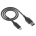 Auto Drive USBC to USBA, 3ft, Charging & Data Sync Cable, PVC, Black