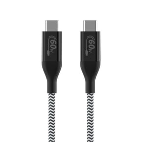 Auto Drive USB-C to USB-C, 6ft, Charging & Data Sync Cable, Braided, Black