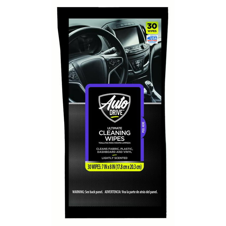 Auto Drive Ultimate Cleaning Wipes - 30 count 