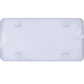 Auto Drive Universal Automotive License Plate Cover Unbreakable Clear Dome, 92615W, 12.5" x 6.5"