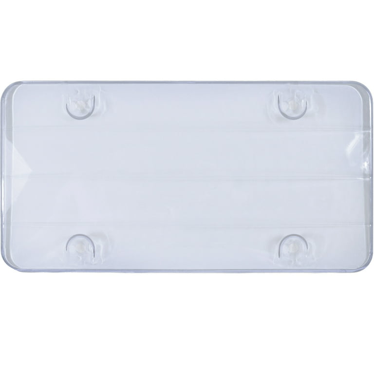Auto Drive Universal Automotive License Plate Cover Unbreakable Clear Dome,  92615W