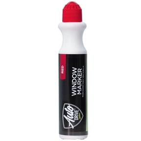 Auto Drive Automotive Window Marker, Red