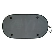 Auto Drive Universal Fit Rear Window Suction Cup Mesh Black Sunshade 1 Pack 20 * 40