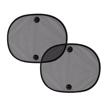 Auto Drive Universal Fit Suction Cup Mesh Side Window Twist Sunshade 2 Counts , 18" x 14"