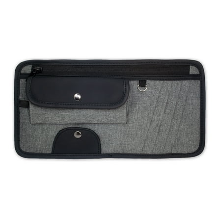 Auto Drive Car Sun  Visor Organizer with Multiple Storage Pouch ,Dimension 12.5 x6.29",1 Pack