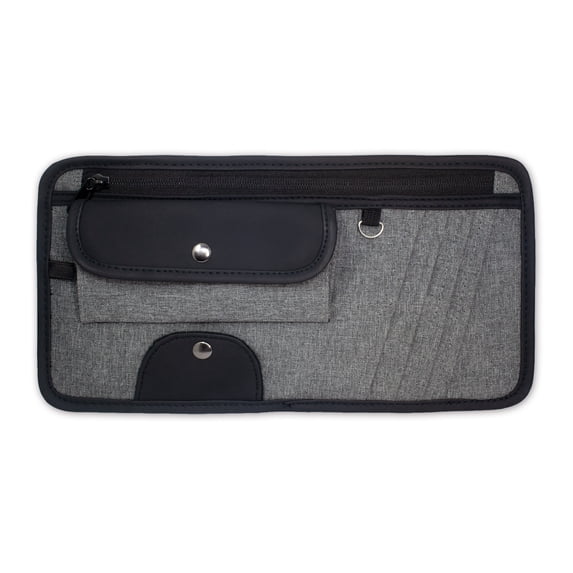 Auto Drive Car Sun Visor Organizer with Multiple Storage Pouch ,Dimension 12.5 x6.29",1 Pack