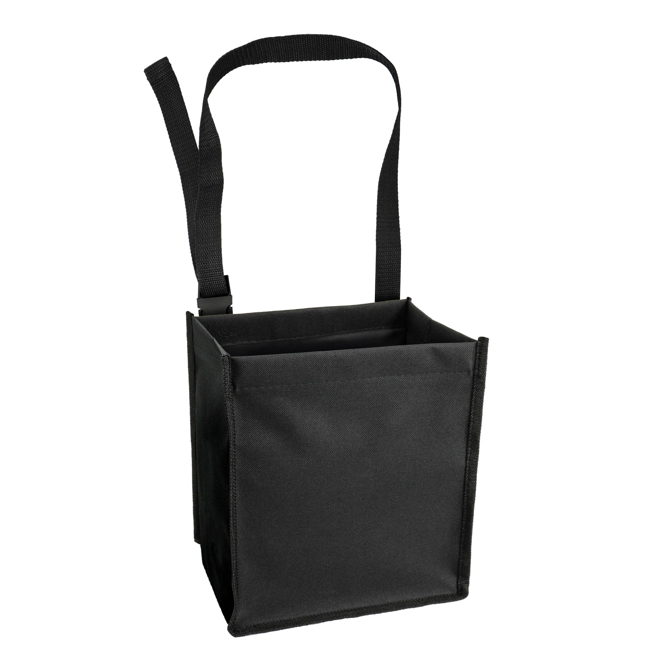 Auto Drive Trash Bin Collapsible Portable Auto Garbage Bag Multipurpose Car Organizer (Black)