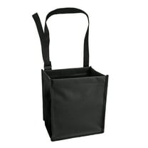 Auto Drive Trash Bin Collapsible Portable Auto Garbage Bag Multipurpose Car Organizer (Black)