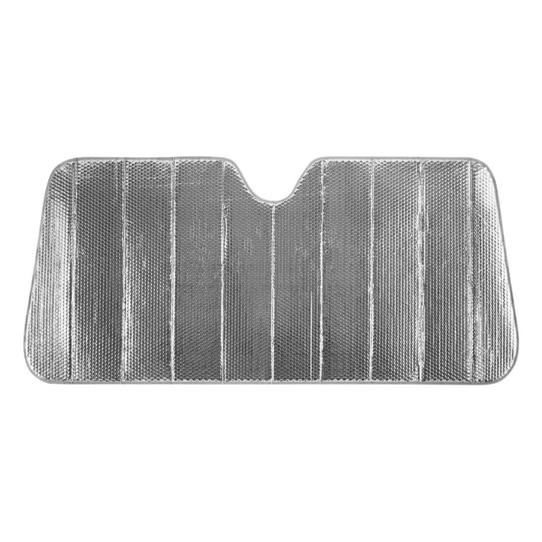 Auto Drive Universal Silver Windshield Accordion Sunshade 63 x 28.5