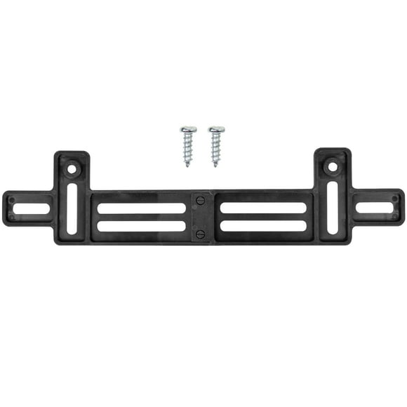 Auto Drive Universal License Plate Frame Mounting Bracket Black, 92652W