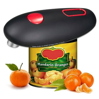  Kitchen Mama Mini Electric Can Opener Christmas Gift Ideas:  Open Cans with A Simple Press of Button - Ultra-Compact, Mini-Sized Space  Saver, Portable, Smooth Edge, Food-Safe, Battery Operated (Orange) : Home