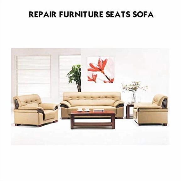 Auto Element Faux Leather Fabric by The Yard, Upholstery Projects & Auto Interior Reupholstered, Water Proof Durable 55' ' Width (2Yard, Beige)