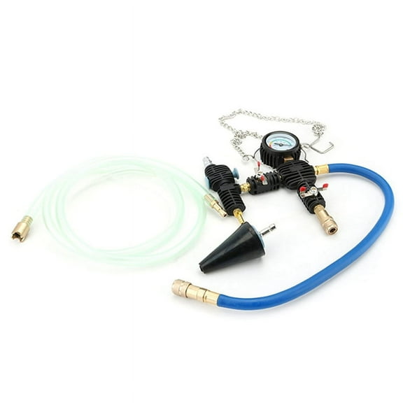 Auto Engine Cooling System Vacuum Purge Coolant Refill Tool, Universal Replace Tool Set with Hose for Car,1 Set x Vacuum Purge Coolant Refill Tool,Black