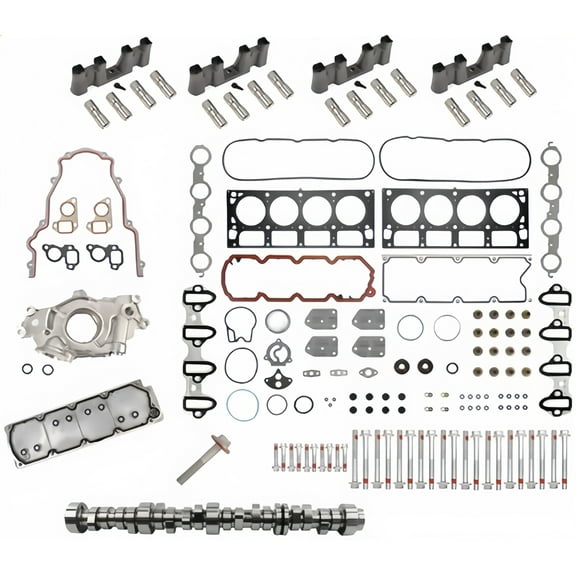 Auto Engine NON DOD/AFM Camshaft Lifters Bolts Kit For 2007-2013 Chevrolet For GMC For SAAB Buick 5.3L