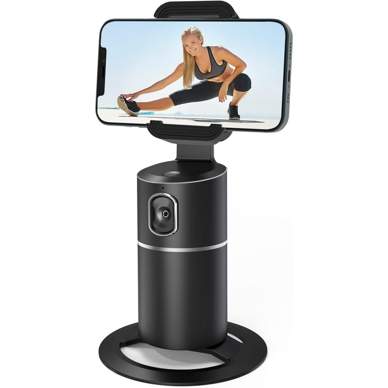 Auto Face Tracking Tripod, 360Â°Rotation Camera Phone Holder Auto