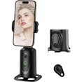 thumbnail image 1 of Auto Face Tracking Tripod 360° Rotation Phone Stand, No App, Face Body Phone Camera Stand with Remote and Gesture Control, Rechargeable Smart Shooting Stand with Light (Regular Edition), 1 of 9