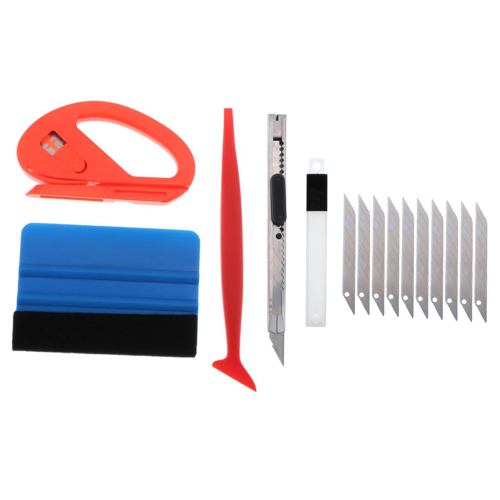 Auto Film Squeegee Scraper Window Tinting Felt Applicator Tools