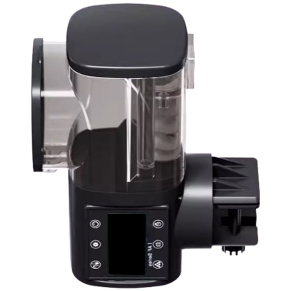 Auto Fish Feeder for Aquarists, Low Noise Design with Digital Control for Feeding Schedule