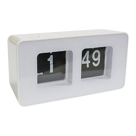 Auto Flipped Clock with Retro Charm and Modern Functionality Battery Operated Desk Clock for Home Office or Hotel Use