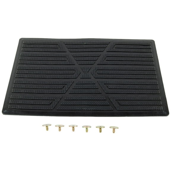 Auto Floor Pad PVC Pedal Plate Anti Skid Foot Heel Scuff Plate Car Floor Mat Non-Slip Carpet Patch Black Heel Foot Mat Auto Part
