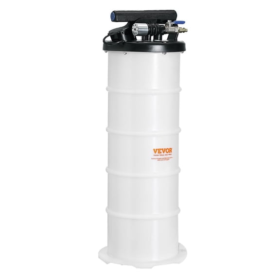 Auto Fluid Extractor Kit - 1.74 Gallon Oil Change Pump with Suction Hose & Dipstick (Pneumatic or Manual Use for Cars, Boats, Machinery)