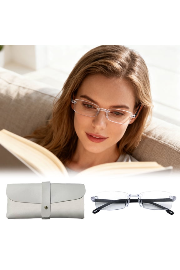 Auto Focus Glasses, Automatic Zoom Reading Intelligent Self Adjusting Presbyopia Anti-Blue Light Glass Adjustable Presbyopic Color-Changing Smart Look Far And Near For Men Women
