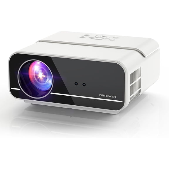 [Auto Focus/Keystone] Projector 4K with 5G WiFi and Bluetooth, FHD Native 1080P Outdoor Movie Projector with 4P4D/PPT/Zoom, Mini Home Projector Compatible w iOS/Android/HDMI/TV Stick