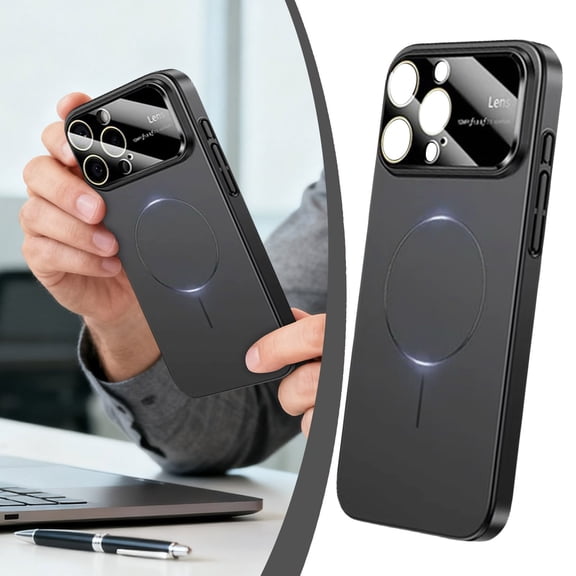 Auto Fucos Designed For 16 Pro Max Compatible With Drop& Lens Large Window Slim Thin Proof Shockproof Cover