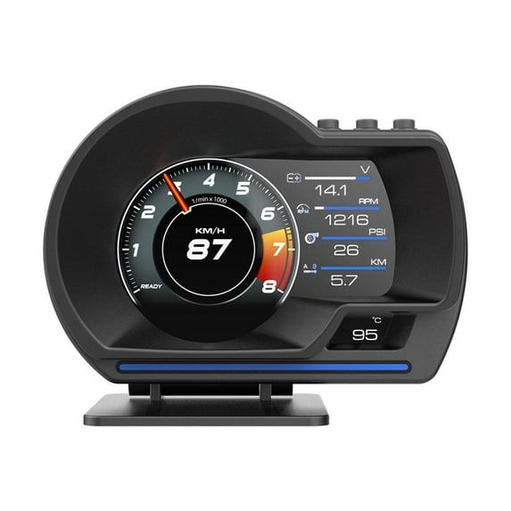 Auto Gauge HUD OBD System Head Up Display for Cars: Read ECU Data, Clear Fault Codes, with Multiple Functions for Post - 2008 Cars