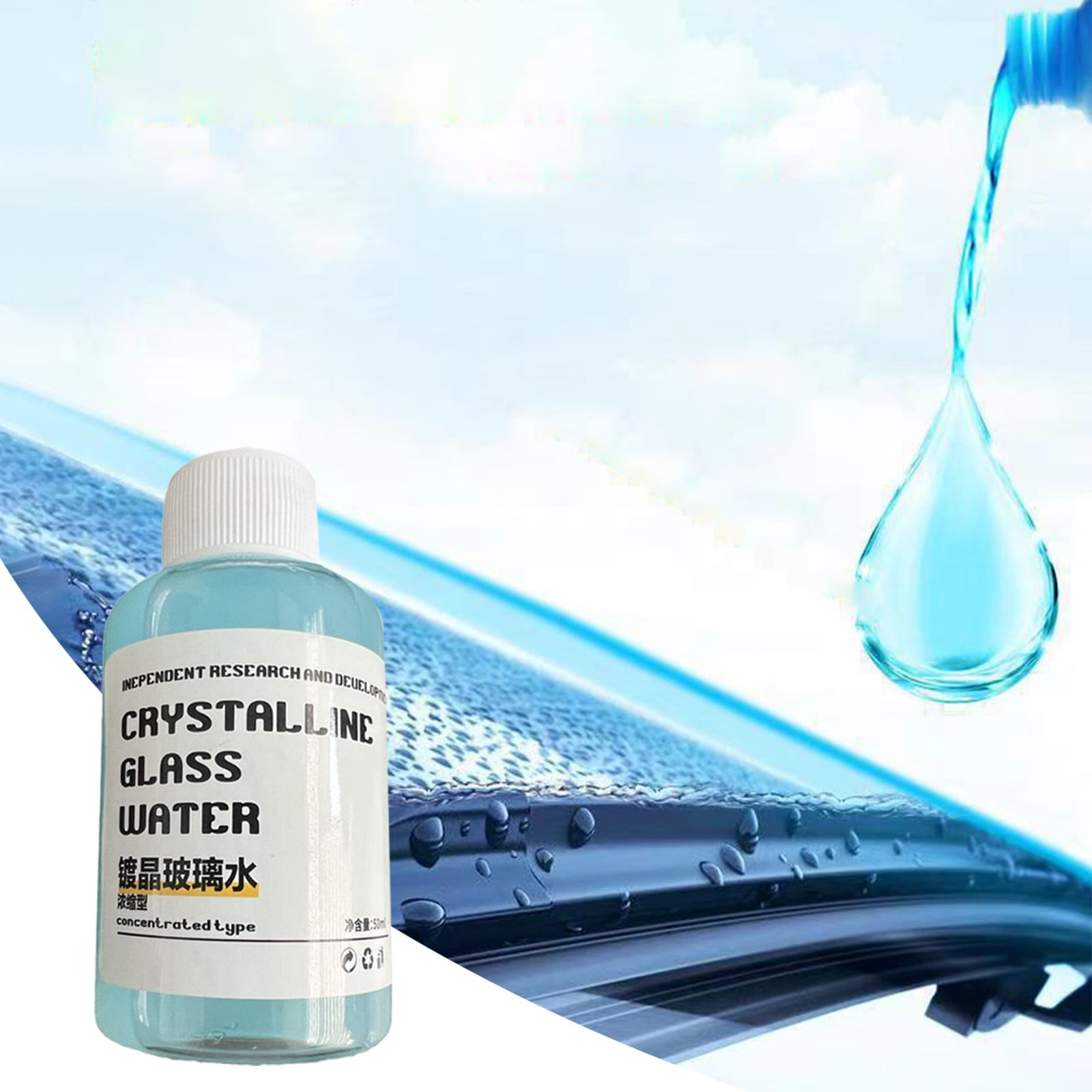 Auto Glass Oil Film Remover Front Windshield Window Cleaning Glass