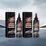 Auto Glass Polish, Fast Drying Scratch Remover & Liquid Coating for Cars, Effective Glass Cleaning, Restores Visibility for Windshields, Perfect for DIY and Detailers