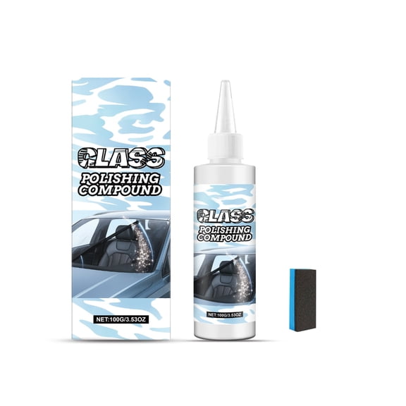 Auto Glass Polish Pastes Deeping Glass Decontamination for Clear Windshield with Safe Formulas