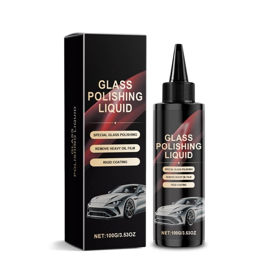Auto Glass Polish Water Damage Scratches Cleaning and Liquid Coating Car Special Fast Drying Bright Wiper Booster 100ml