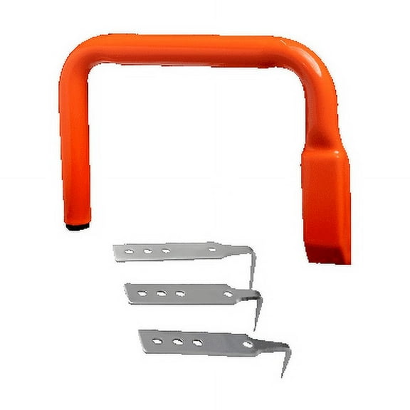 Auto Glass Removal Tool U-Shaped Cold Knife with 3 Pack Blades 1 1/2", 1", 3/4"