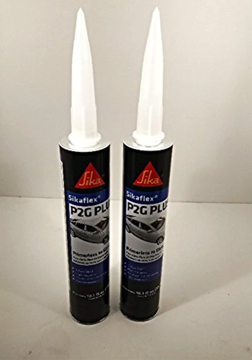 Auto Glass Urethane Adhesive Sealant 2 Tubes SikaFlex P2G Plus