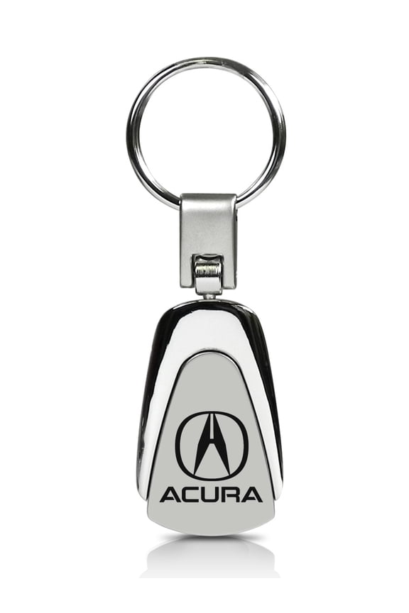 Auto Gold KC3.ACU Key Chain Acura; Teardrop; Chrome; Stainless Steel
