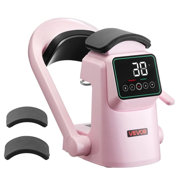 Auto Hat Heat Press Machine with 2 Interchangeable Platens Touchscreen Pink, One-Touch Automatic Press, Adjustable Temp and Time, Safety Auto-Off, Compact Portable Design for DIY and Small Business